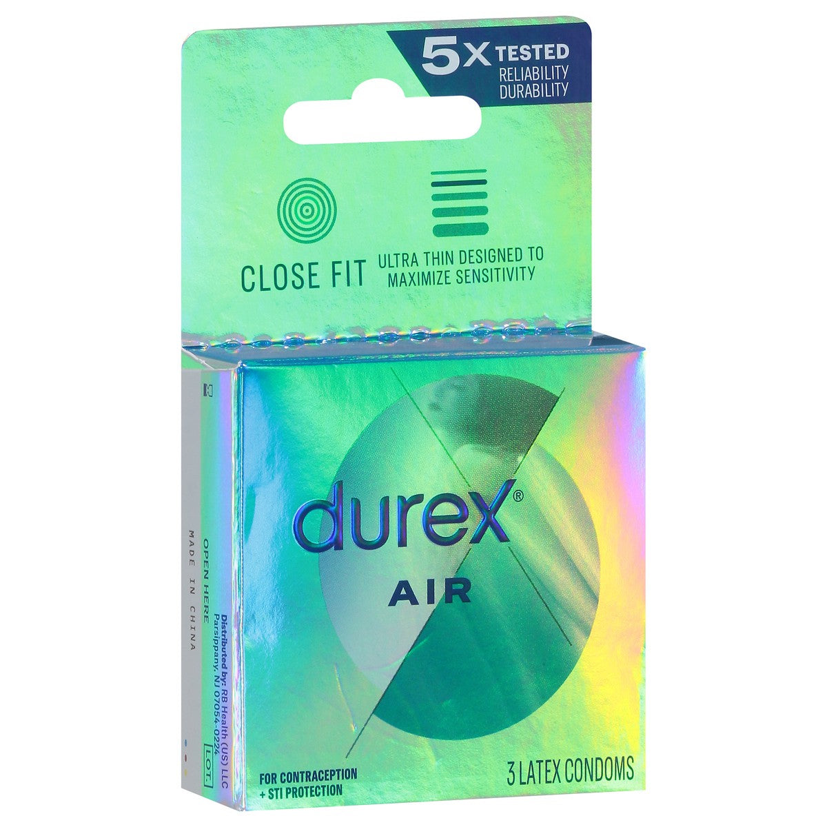 Durex Air Close Fit Latex Condoms 3 ea 3 ct | Shipt