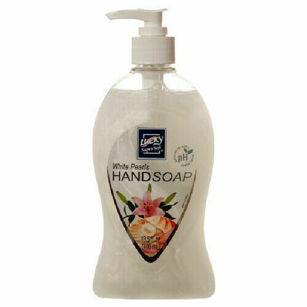 LUCKY Soap Hand Liquid White Pearls 13.5