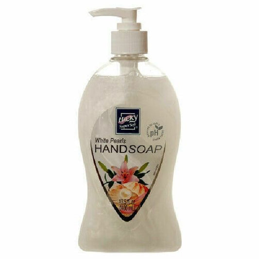 LUCKY Soap Hand Liquid White Pearls 13.5