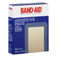 ADHESIVE PADS, BAND-AID? BRAND, LARGE, 2-7/8"X4" 10EA J&J