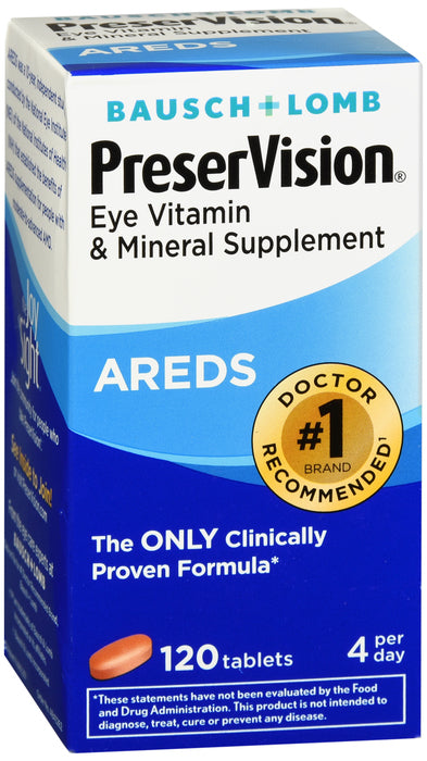 PRESERVISION MULTIVIT TABLET 120CT