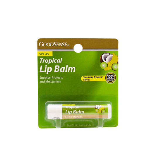 GoodSense Tropical Lip Balm Broad Spectrum SPF-45 with Vitamin E (0.14oz)