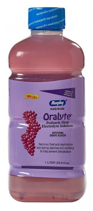 Oral Electrolyte Solution Oralyte? Grape Flavor 33 oz.