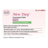 Birth Control Pill New Day 1.5 mg Strength
