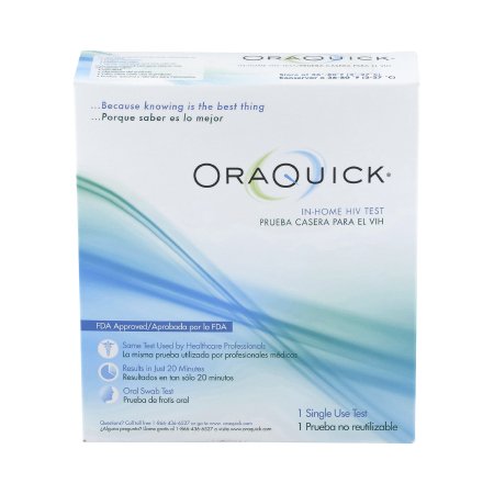 Sexual Health Test Kit OraQuick? In-Home HIV HIV Detection 1 Test CLIA Waived