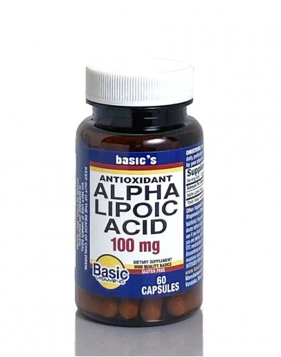 ALPHA LIPOIC ACID 100mg.Capsules