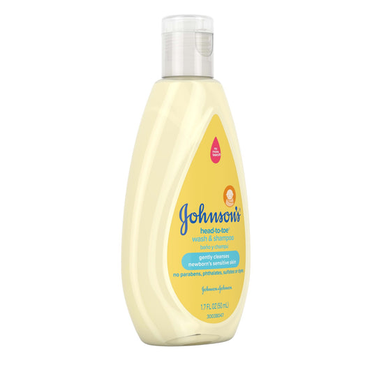 Baby Shampoo and Body Wash Johnson's? Baby Head-to-Toe? 13.6 oz. Flip Top Bottle Scented