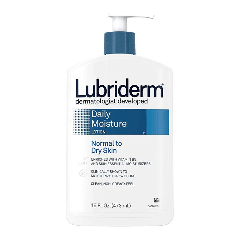 Hand and Body Moisturizer Lubriderm? Daily Moisture 16 oz. Pump Bottle Unscented Lotion