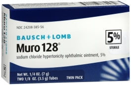 Muro-128 5% Eye Corneal Edema Ointment 2X3.5 Gm