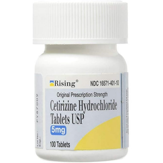    Cetirizine Hydrochloride Tablets, 5 mg, 100 Count