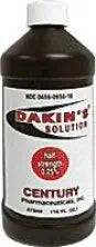 Dakin's Solution-half Strength 0436093616 Wound cleanser, 16 oz Bottel