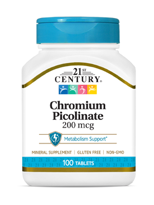 21ST CENTURY? CHROMIUM PICOLINATE 200 mcg