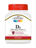 21ST CENTURY? VITAMIN D3 250 mcg