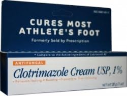 Clotrimazole Antifungal Cream 30gm. Tube