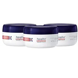 Aquaphor Healing Ointment - Skin Protectant for Dry Cracked Skin - Hands, Heels, Elbows - 2.8 oz Jar 