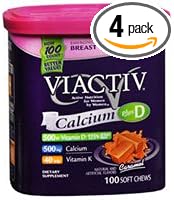 Viactiv, Calcium Plus D, Soft Chews, Caramel - 100 Soft Chews