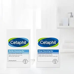 Cetaphil Deep Cleansing Face & Body Bar for All Skin Types, 4.5 oz 