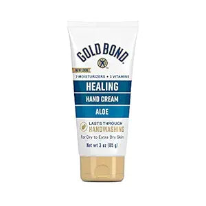 Gold Bond Healing Hand Cream, 3 oz., With Aloe, Moisture That Lasts Through Handwashing