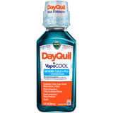 Vicks Dayquil Vapocool Severe Cold, Flu, And Congestion Medicine, 12 Fl Oz, Menthol Flavor, Maximum Strength, Relieves Cough, Sore Throat, Fever, Congestion