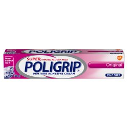 Denture Adhesive Super Poligrip? Original Cream 2.4 oz.