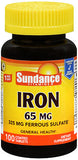 Sundance Vitamins Iron 65 mg Tablets