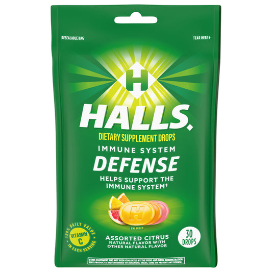 Halls Immune System Defense, Assorted Citrus