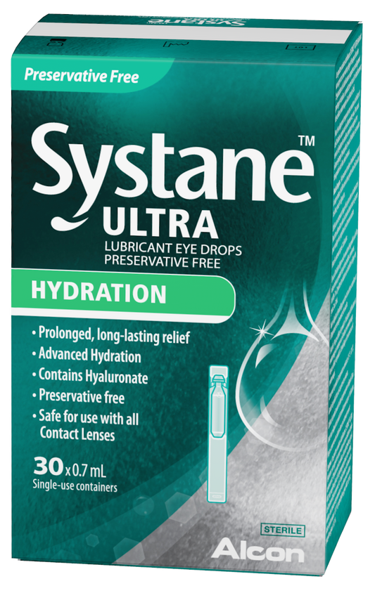 SYSTANE? ULTRA HYDRATION PRESERVATIVE FREE LUBRICANT EYE DROPS