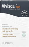 Viviscal Men's Hair Growth Supplements for Thicker, Fuller Hair Clinically Proven with Proprietary Collagen Complex, 60 Tablets - 1 Month Supply