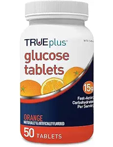 TRUEplus? Glucose Tablets, Orange - 50ct