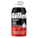 Gillette Foamy Shaving Cream, Regular, 11 Oz