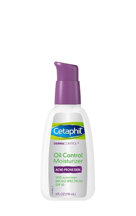 Cetaphil DermaControl Acne Prone Skin SPF 30 Moisturizer, 4 Fluid Ounce (    May Vary )