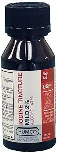 Humco Iodine Tincture Mild 2% Mild USP - 1 oz