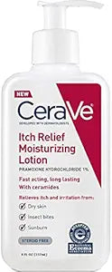 CeraVe Itch Relief Moisturizing Lotion, 8 oz, Dry Skin Relief, Fragrance-Free