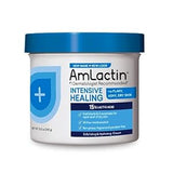 AmLactin Intensive Healing Body Cream ·12 oz Tub ·2-in-1 Exfoliator and Moisturizer for Dry Skin with 15% Lactic Acid and Ceramides for 24-Hour Moisturization