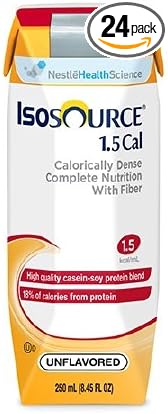 Isosource 1.5 Cal Unflavored, 375/8.5 fl oz/Case of 24