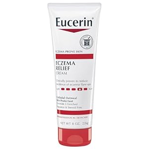 Eucerin Eczema Relief Cream, Full Body Lotion for Eczema-Prone Skin, Moisturizing Eczema Cream, Body Moisturizer, 8 oz. Tube