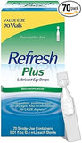 Refresh Plus Long-lasting relief Eye Drops Single-Use Vials ( 70 Count)