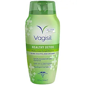 Vagisil Feminine Wash for Intimate Area Hygiene, Healthy Detox, All Over Body Wash for Women, Gynecologist Tested, Hypoallergenic and pH Balanced, 12 Fl Oz (   1)
