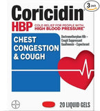 Coricidin HBP Chest Congestion & Cough Liqui-Gels 20 CP - 