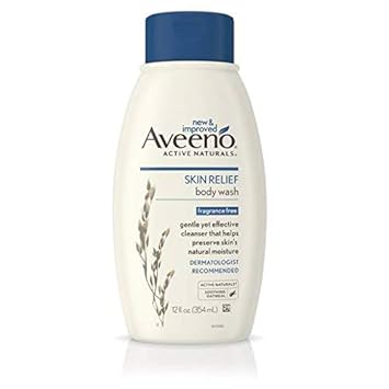 Aveeno Skin Relief Body Wash, Fragrance Free, 12 Ounce 