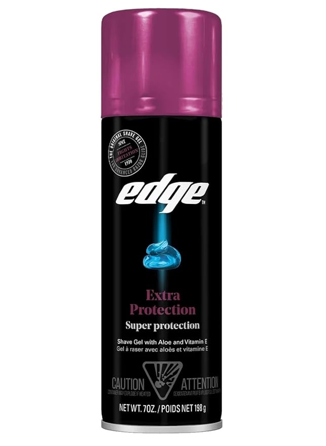 Edge Extra Protection Shave Gel with Cooling Conditioners - 7 Oz