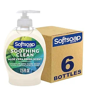 Softsoap Moisturizing Liquid Hand Soap, Soothing Clean Aloe Vera - 7.5 Fl Oz