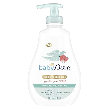 Baby Dove Tip To Toe Wash Sensitive Moisture Fragrance Free - 13 oz