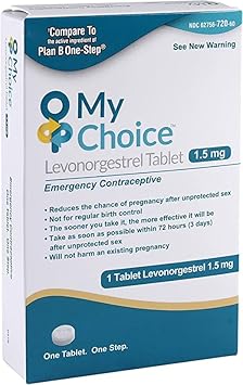 Ohm My Choice Emergency Contraceptive 1 Tablet (Levonorgestrel Tablet 1.5mg)
