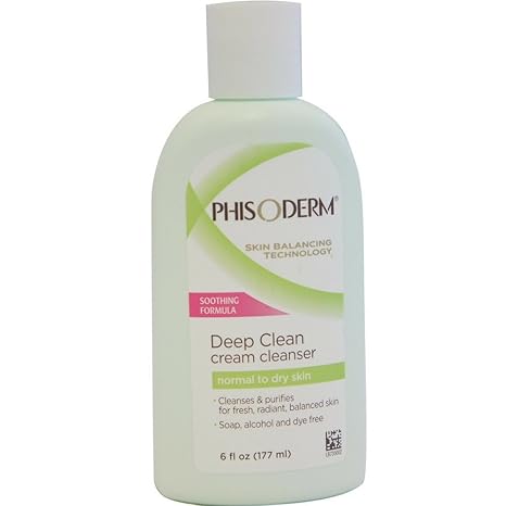 pHisoderm Cream Cleanser for Normal to Dry Skin, 6 oz (177 ml)