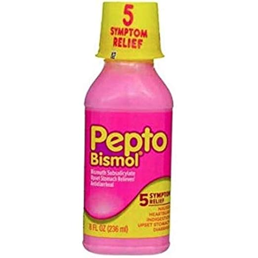 Pepto-Bismol, Regular Strength, 8 oz Liquid