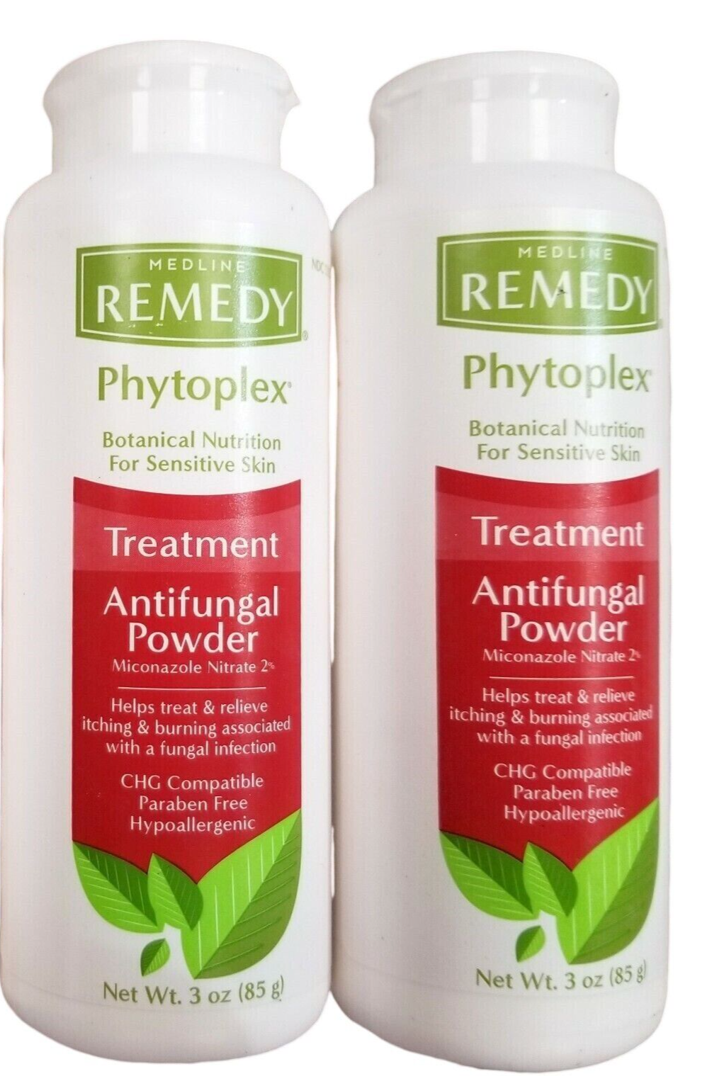 Remedy Phytoplex Antifungal Powder Miconazole 2% 3oz (2 Pack)