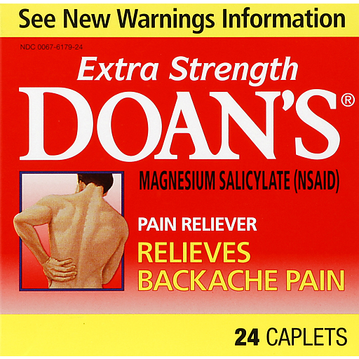 Doan's Pain Reliever, Extra Strength, Caplets 24 Ea | Health ...