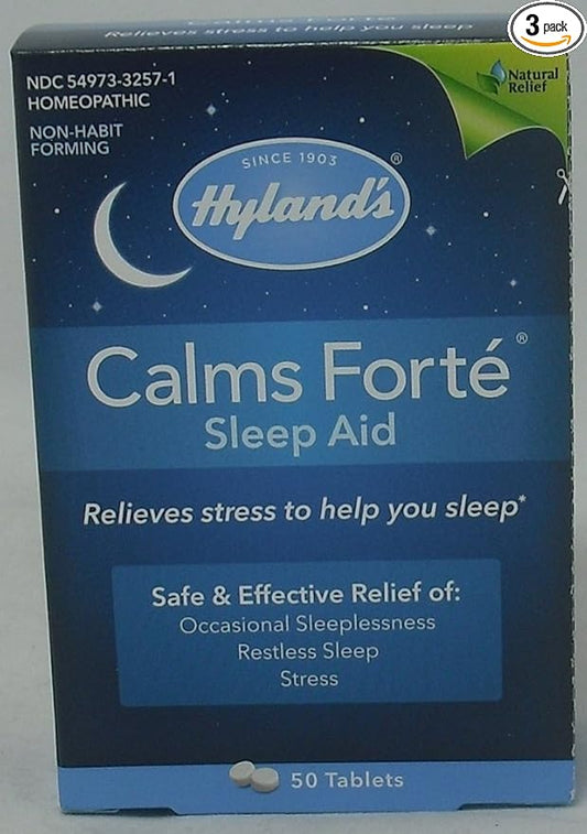 Hyland's Calms Forte Sleep Aid Tablet, 50 Count 