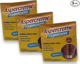 Aspercreme Lidocaine Patc Size 5ct Aspercreme Lidocaine Patch 5ct